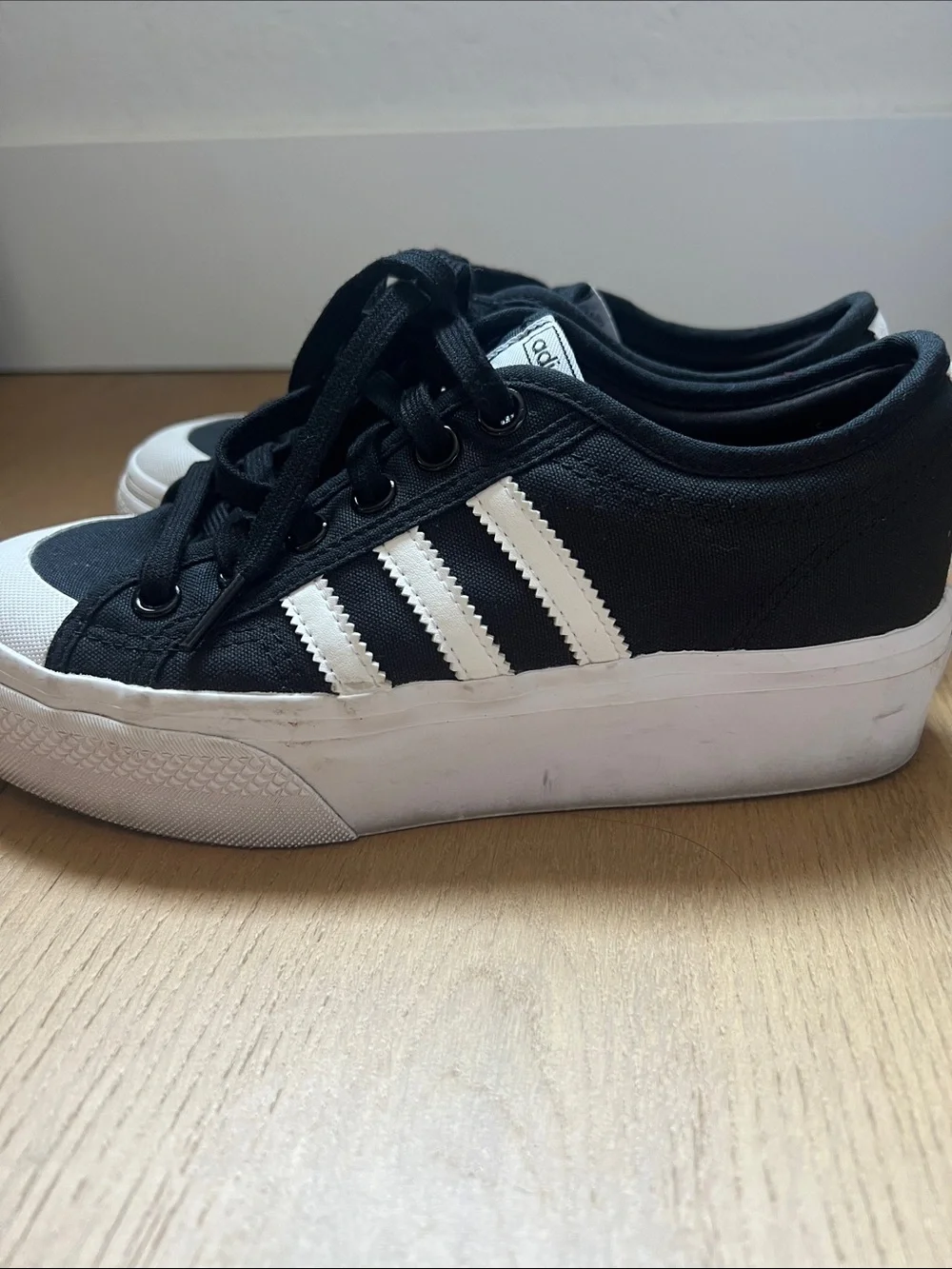 Adidas Nizza platform shoes